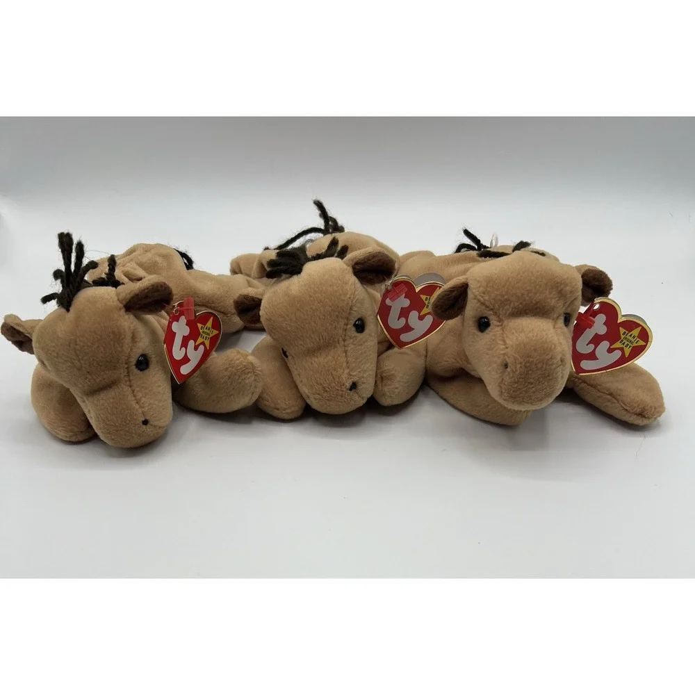 Ty Beanie Babies Horse Lot Derby The Horse